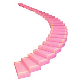 粉色楼梯