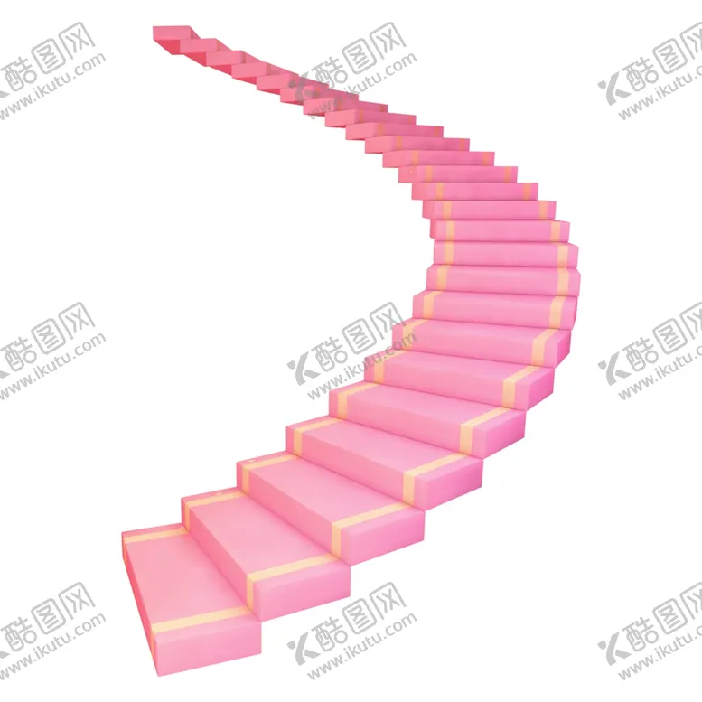 编号：55109806261833239823【酷图网】源文件下载-粉色楼梯