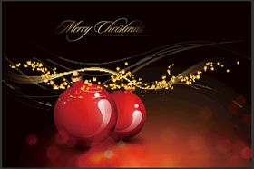 圣诞红果装饰图