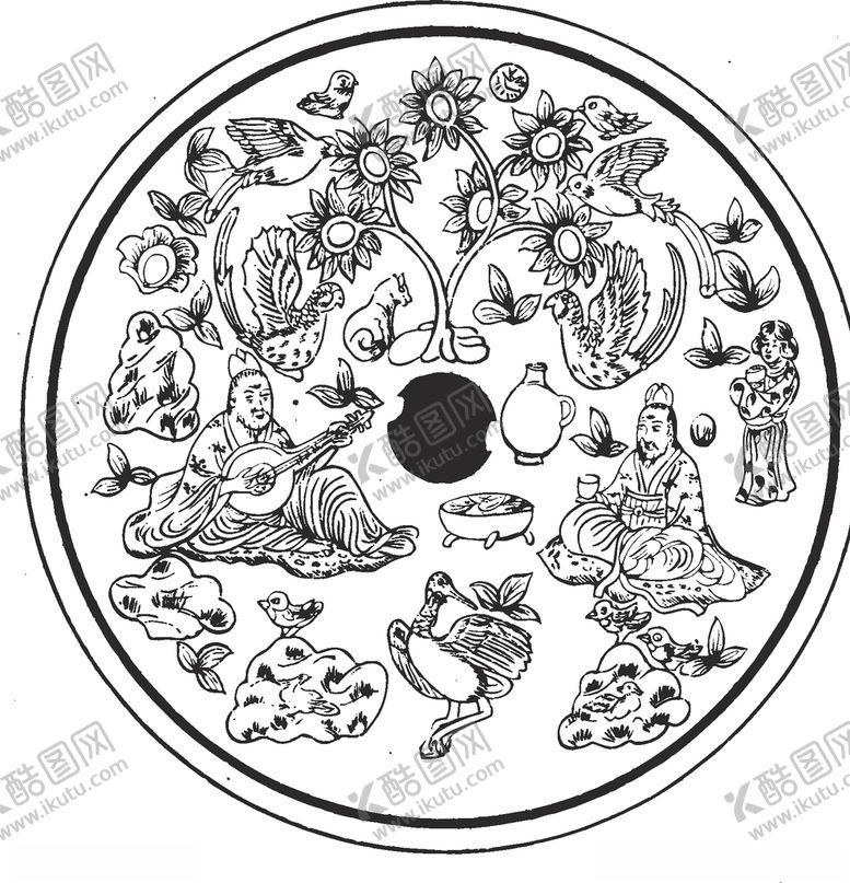 编号：32088705082215384502【酷图网】源文件下载-镂空花图案