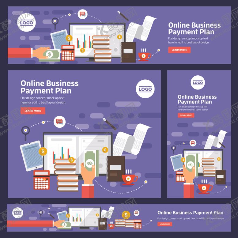 编号：81499310280204203015【酷图网】源文件下载-扁平商务插画