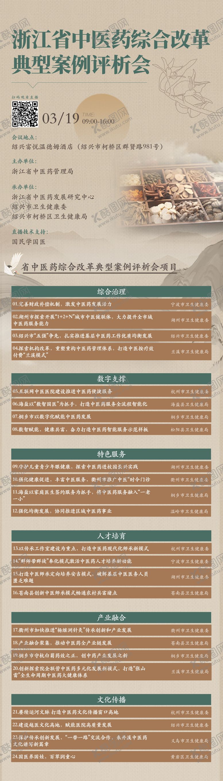 编号：40703308030952455300【酷图网】源文件下载-中药评析会长图海报