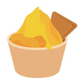 卡通矢量点心插画