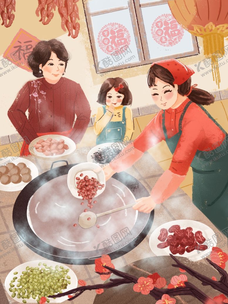 编号：13435004170116509058【酷图网】源文件下载-腊八节