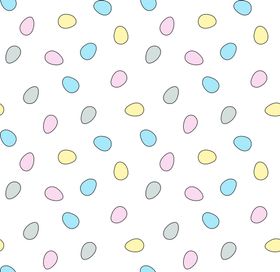 精美简单爱心乱花