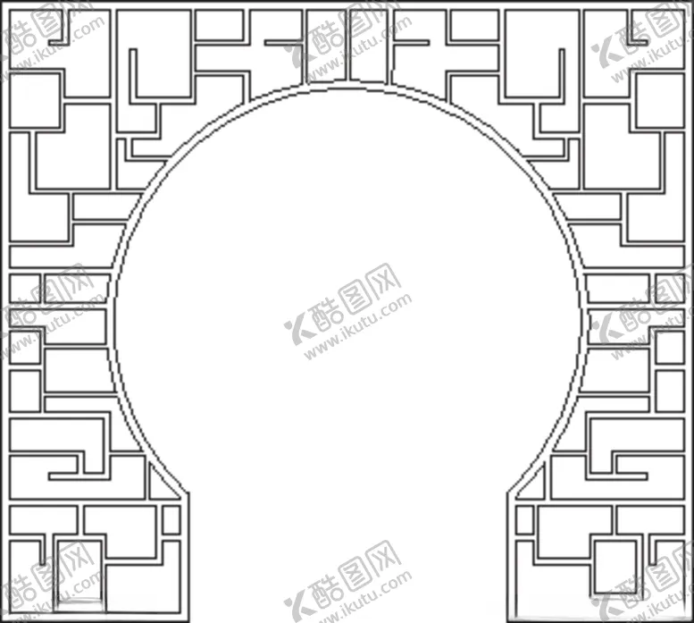编号：49085307021203331160【酷图网】源文件下载-镂空雕刻背景墙雕花隔断