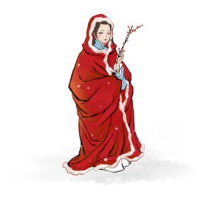 国学人物插画