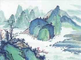 山水画工笔国工笔