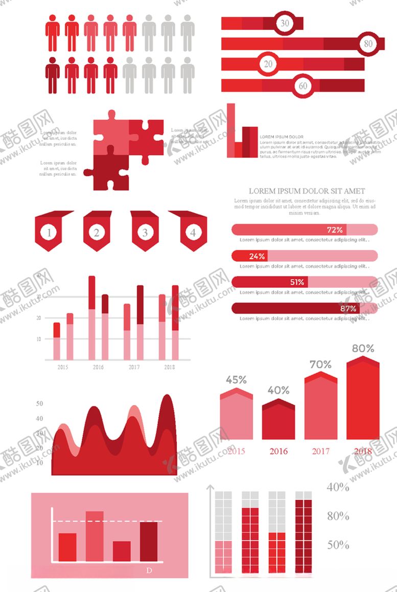 编号：86674009261543157095【酷图网】源文件下载-数据图表元素