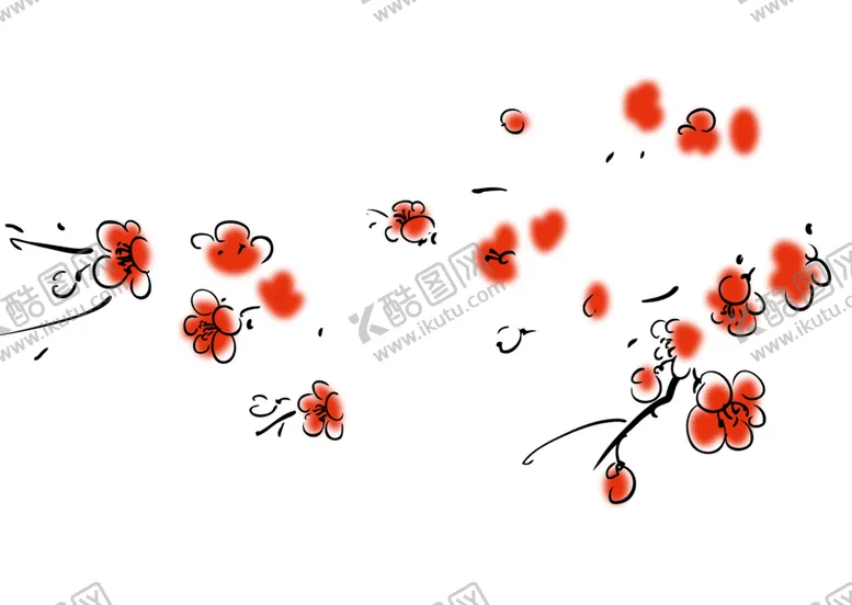 编号：55348206261815563849【酷图网】源文件下载-中国风水墨梅