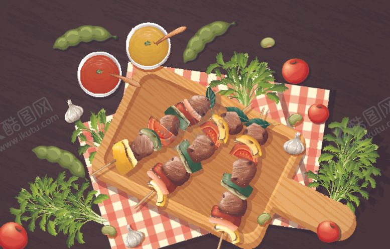 编号：52327009292054173145【酷图网】源文件下载-健康烧烤