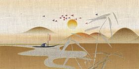 中国风背景小清新小清新展板水墨画古典
