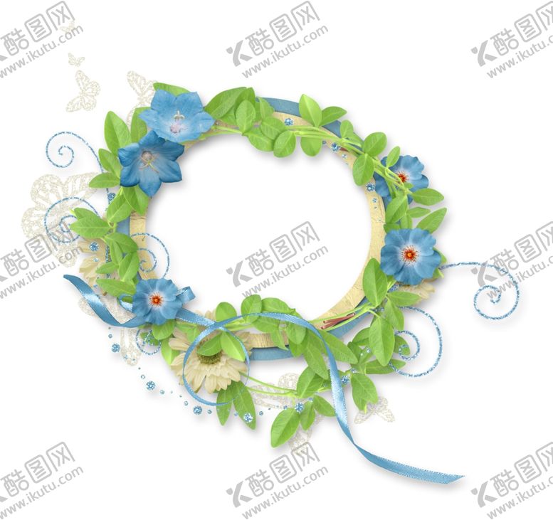 编号：56908907061422336179【酷图网】源文件下载-花环边框