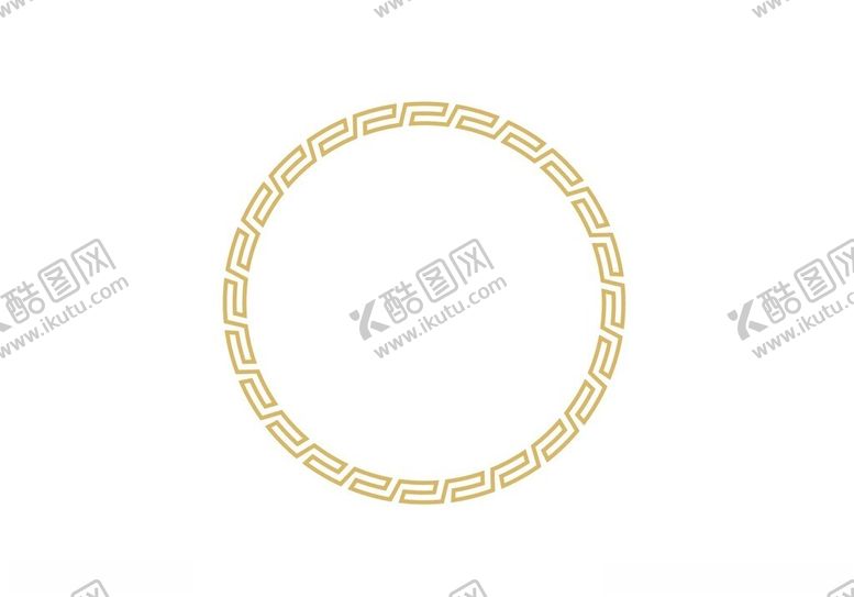 编号：44829801260418515057【酷图网】源文件下载-中式回旋圆形边框
