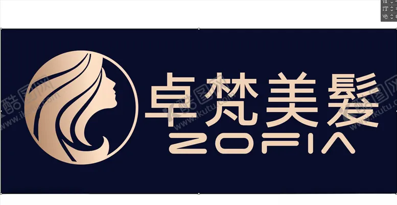 编号：83529606300342161059【酷图网】源文件下载-卓梵美发logo