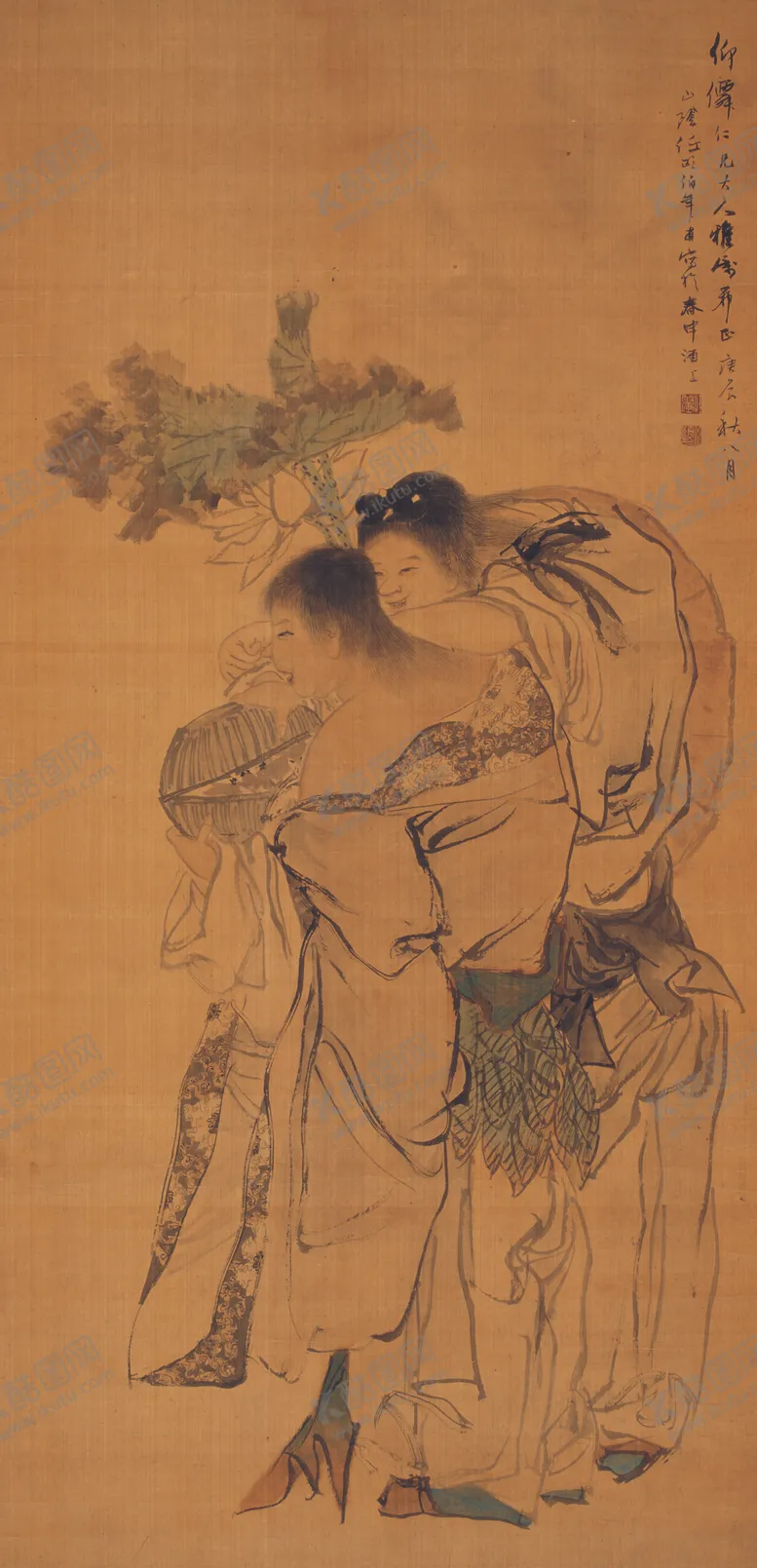 编号：20081806271505421580【酷图网】源文件下载-任伯年人物