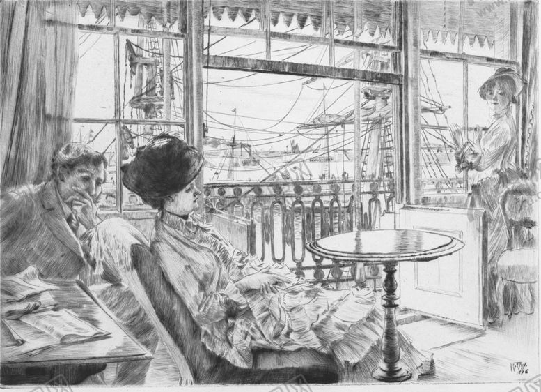 编号：13883909161822164793【酷图网】源文件下载-詹姆斯提索素描速写作品