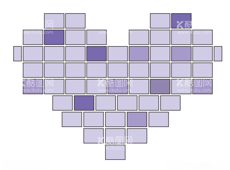 编号：28805012091359301466【酷图网】源文件下载-爱心照片墙