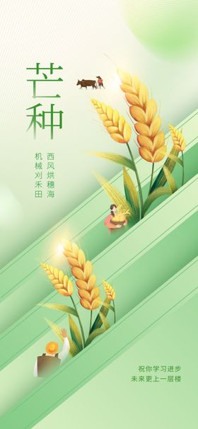 芒种微信稿贴片节日节气