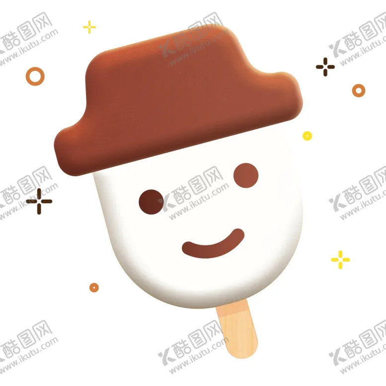 编号：88348104201006582605【酷图网】源文件下载-娃娃头雪糕