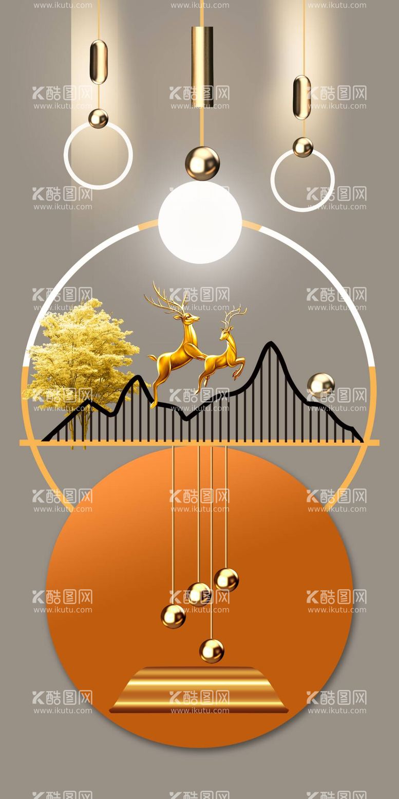 编号：17658812030100463699【酷图网】源文件下载-玄关装饰画