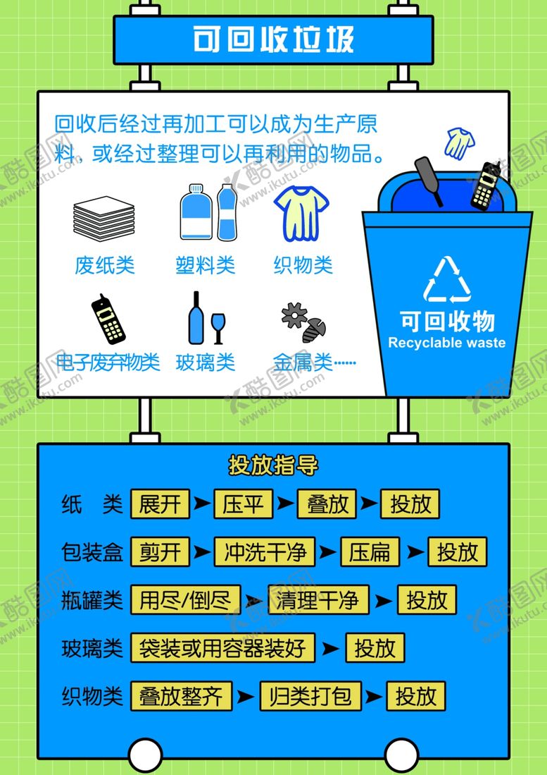 编号：77156911011323138189【酷图网】源文件下载-可回收垃圾