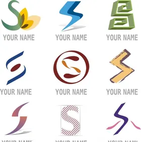 S字母标志设计