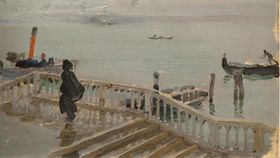 复古风景油画