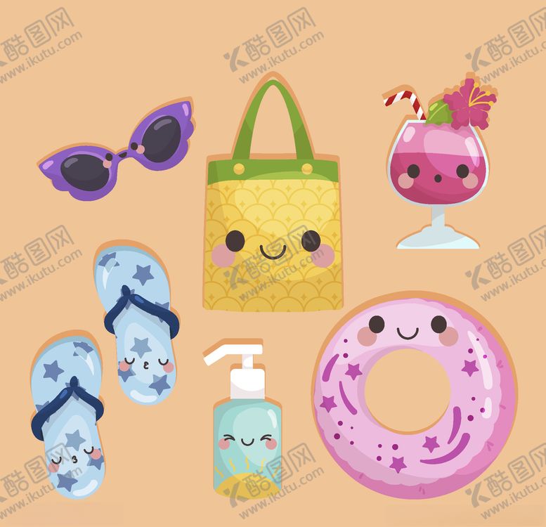 编号：83438809260017297736【酷图网】源文件下载-夏日元素