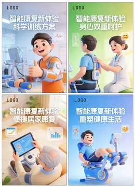 智能康复多样场景展示