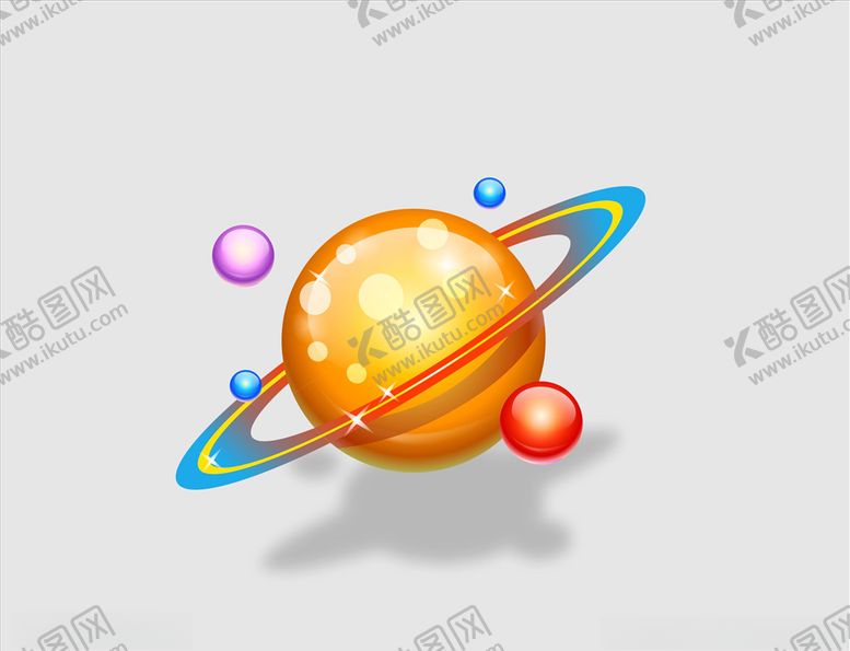 编号：11855410162054084729【酷图网】源文件下载-矢量星球行星