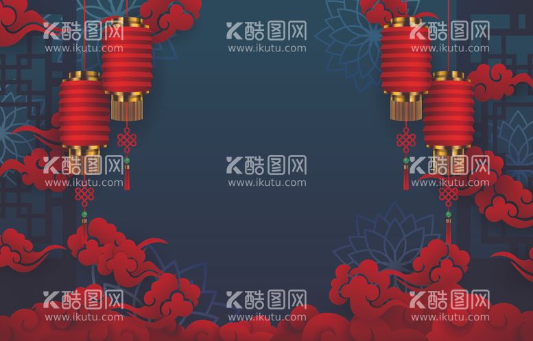 编号：80087812200232118555【酷图网】源文件下载-新年背景  