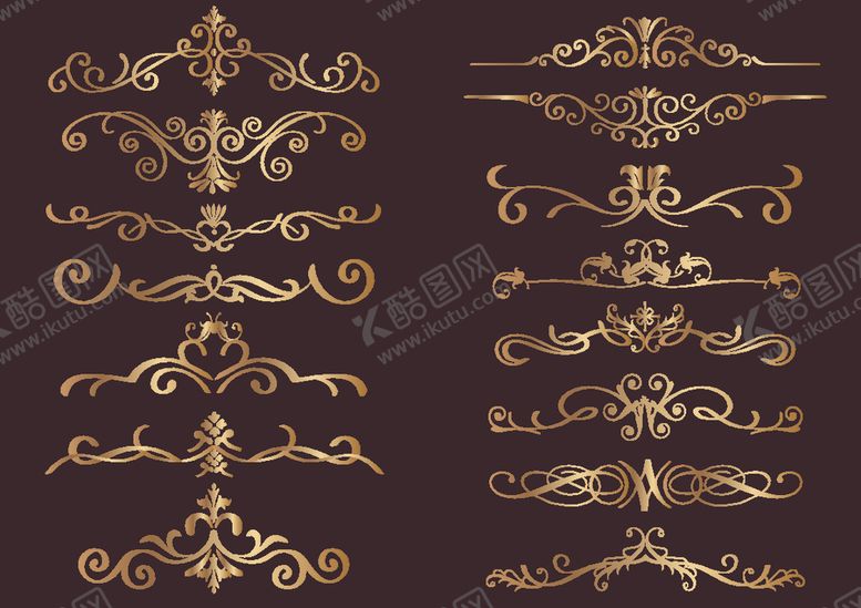 编号：82815909290231039985【酷图网】源文件下载-欧式花纹线条