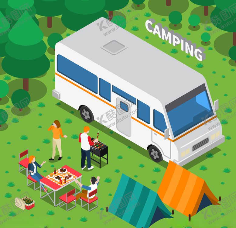 编号：11398809220227277480【酷图网】源文件下载-露营