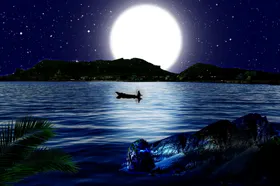 校园的夜色