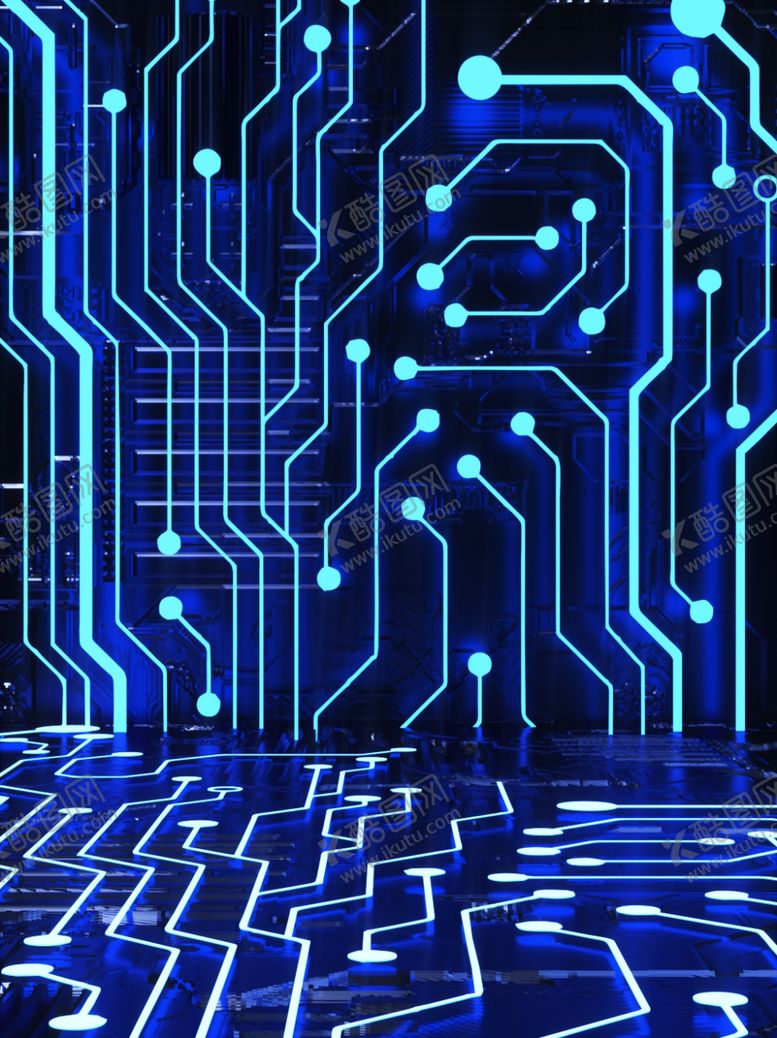 编号：58826109190318113741【酷图网】源文件下载-智能科技背景