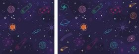 宇宙插画浓烟地表发射