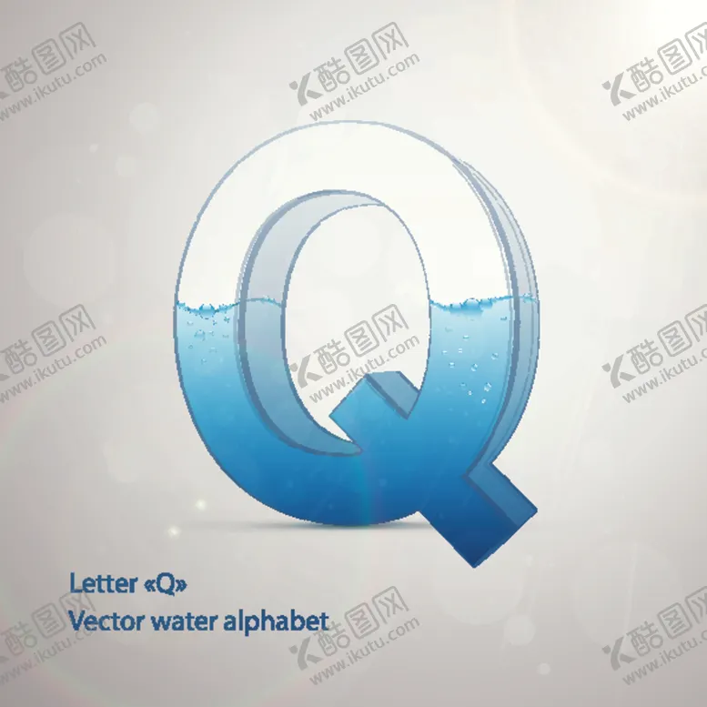 编号：68566809090727585719【酷图网】源文件下载-时尚卡通英文字母Q字设计艺术字