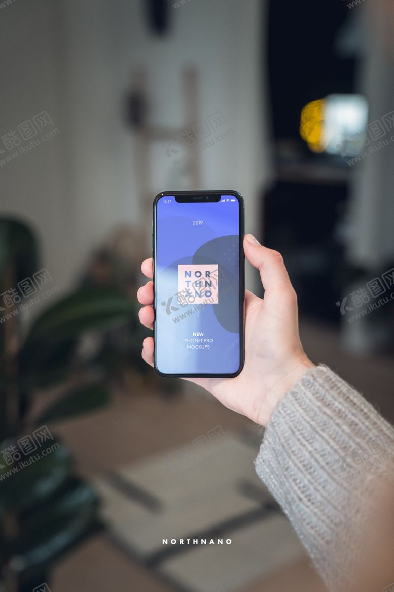 编号：90595012101335292076【酷图网】源文件下载-手持手机场景样机