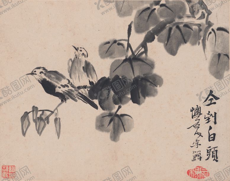 编号：72301209131035422216【酷图网】源文件下载-花鸟国画图案