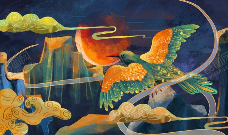 编号：27543609220631417111【酷图网】源文件下载-国潮背景