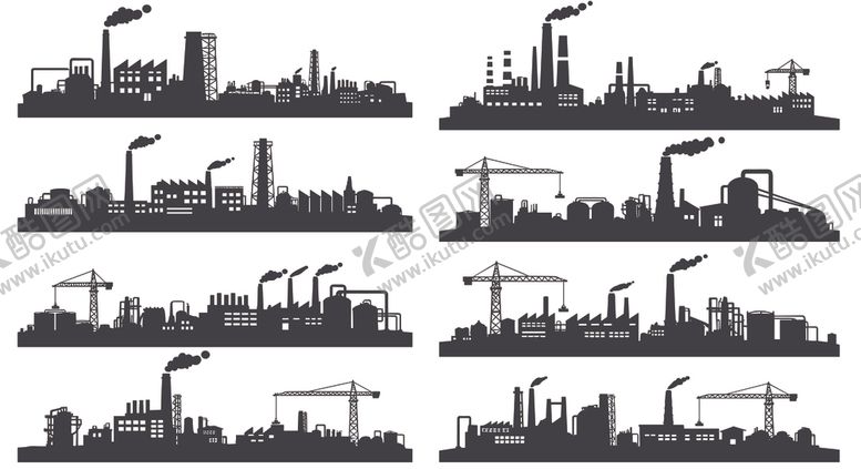 编号：80096312190121324472【酷图网】源文件下载-工厂剪影