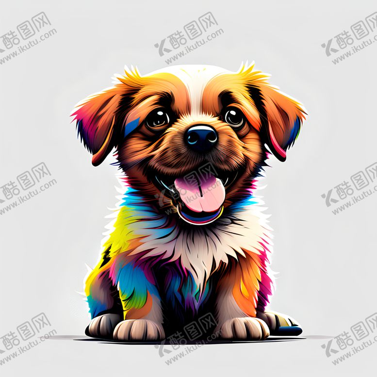 编号：96441812271453189823【酷图网】源文件下载-卡通狗插画