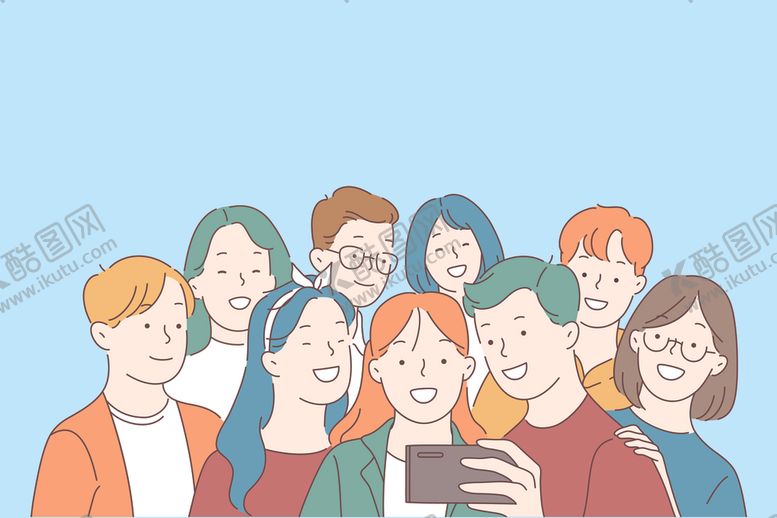 编号：86961709302026042382【酷图网】源文件下载-简约人物生活形象插画