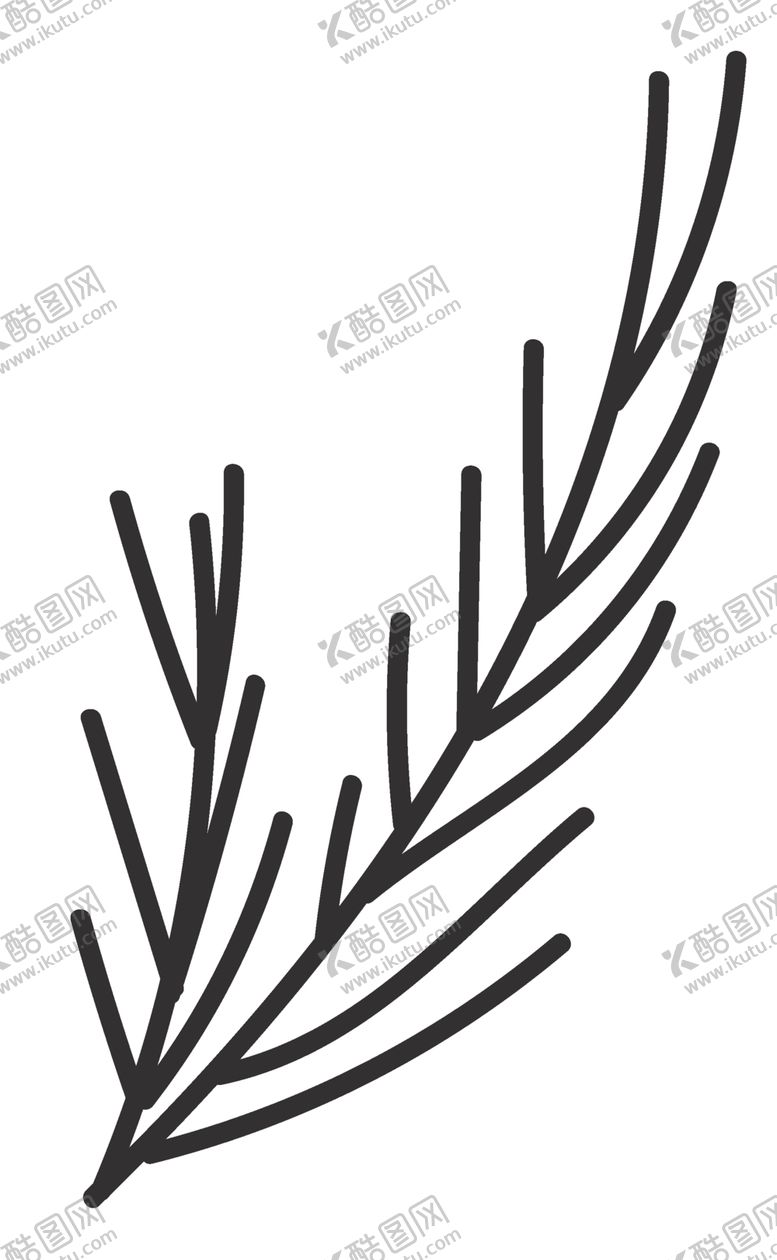 编号：86845909270459014703【酷图网】源文件下载-手绘植物叶片