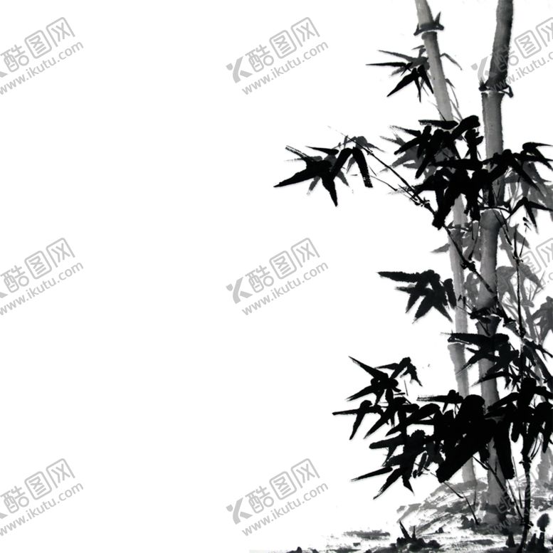 编号：43959509140234275649【酷图网】源文件下载-水墨竹子