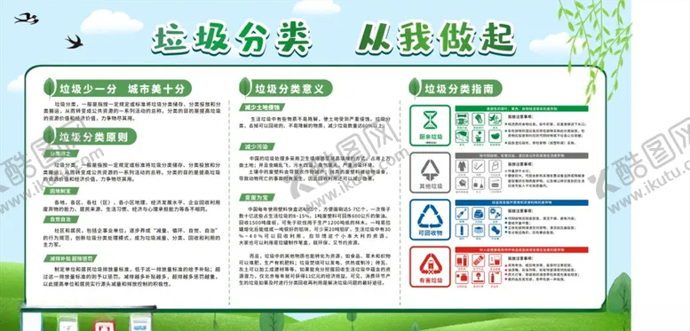编号：94804806170925421354【酷图网】源文件下载-垃圾分类从我做起