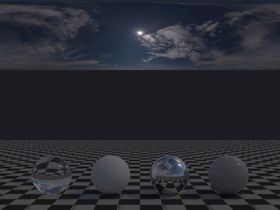 C4D黄昏贴图HDR贴图