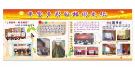 校园文化展板背景艺术节艺汇演