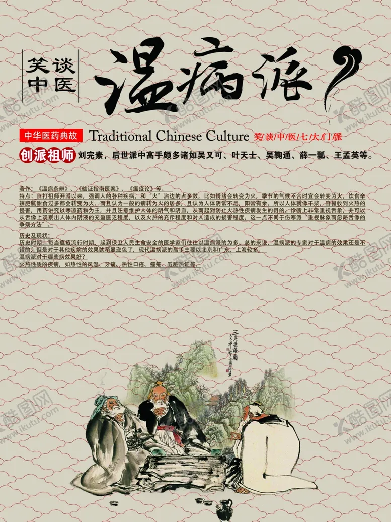 编号：41544407010715327837【酷图网】源文件下载-中医--温病派